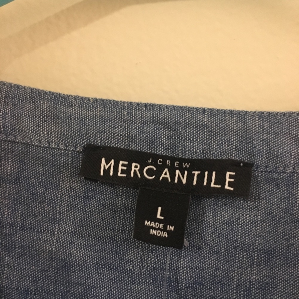 J.Crew Factory embroidered peasant top - Picture 4 of 6